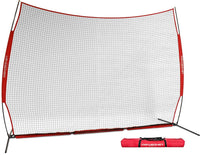 PowerNet 12x9 Ft Sports Barrier Net for Player & Property Protection (1021) Jupiter Gear
