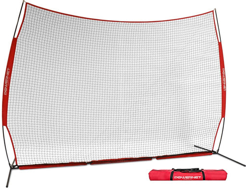 PowerNet 12x9 Ft Sports Barrier Net for Player & Property Protection (1021) Jupiter Gear