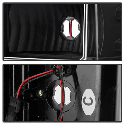 Spyder Chevy 1500 14-16 Light Bar LED Tail Lights All Blk ALT-YD-CS14-LBLED-BKV2 OffRoadUSA.com
