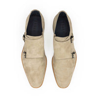 Zelli Italia 56-105-SND LEGERRA Sueded Goatskin Monkstrap, Sand