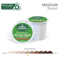 Green Mountain Coffee? Roasters Costa Rica Paraiso Single-Serve K-Cup Pods, Medium Roast Coffee, 24 Count EasyOptionXY LLC