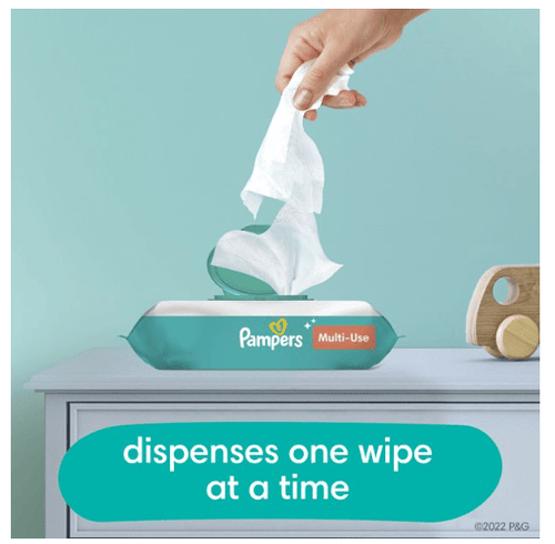 Pampers Baby Wipes Expressions Fragrance Free 3X Pop-Top Packs 168 Ct EasyOptionXY LLC