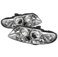 Spyder Pontiac GTO 04-06 Projector Headlights LED Halo LED Chrome High H1 Low H1 PRO-YD-PGTO04-HL-C OffRoadUSA.com