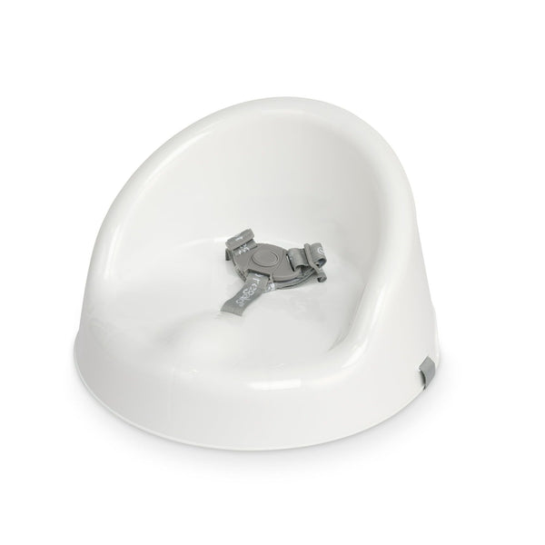 Regalo Baby Basics Booster, Ages 6 Months & Up, Secure 3 Point Safety Harness, Baby Booster Seat, White EasyOptionXY LLC