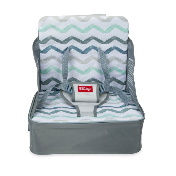 Nuby Easy Go Booster Seat with Adjustable Safety Straps and Harness, Gray , Unisex EasyOptionXY LLC