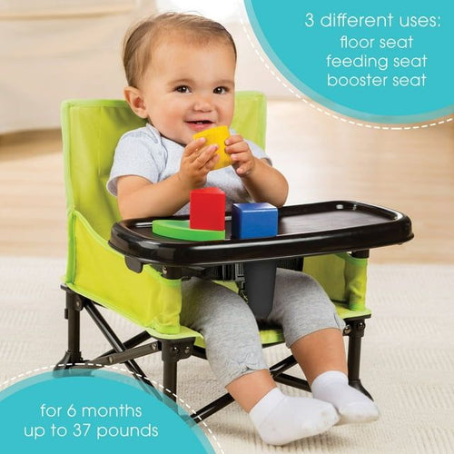 Summer Pop 'N Sit Portable Booster Seat (Green) EasyOptionXY LLC