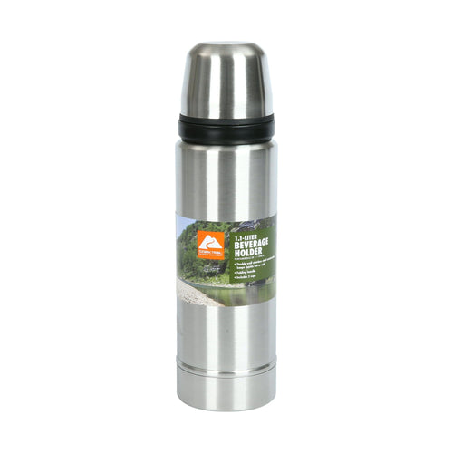 Ozark Trail 1.1 Liter (37.1954 fl oz) Double Wall Thermos Set with Cup EasyOptionXY LLC