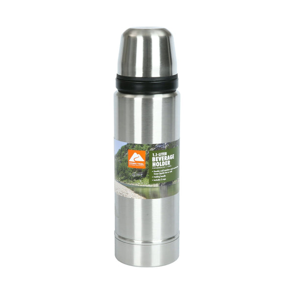 Ozark Trail 1.1 Liter (37.1954 fl oz) Double Wall Thermos Set with Cup EasyOptionXY LLC