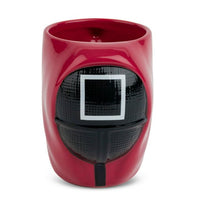 Squid Game Square Red Guard Mug, 18 oz EasyOptionXY LLC