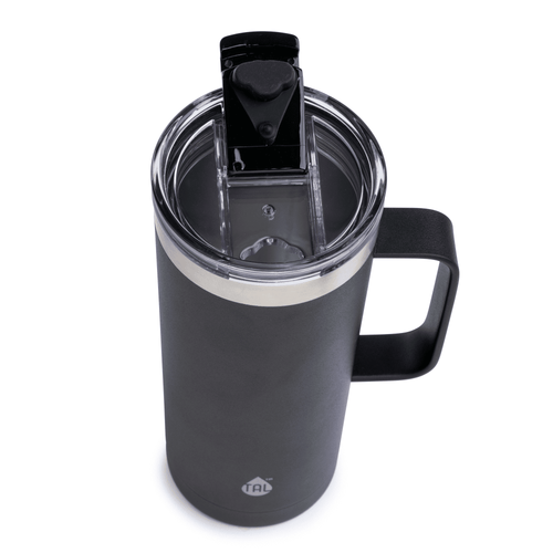 TAL Stainless Steel Mountaineer Travel Mug 20 oz, Black EasyOptionXY LLC