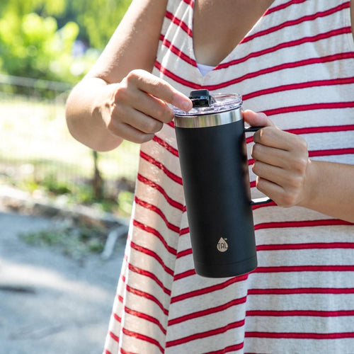 TAL Stainless Steel Mountaineer Travel Mug 20 oz, Black EasyOptionXY LLC