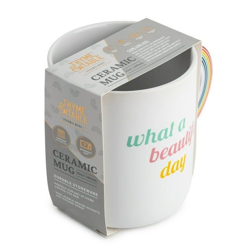 Thyme & Table Beautiful Day Ceramic Coffe Mug, 20 fl oz EasyOptionXY LLC