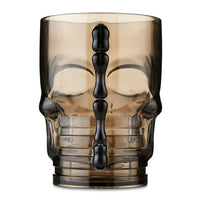 Halloween Plastic Skull Beer Mug Party Tableware, Gray, 19 oz, by Way To Celebrate EasyOptionXY LLC