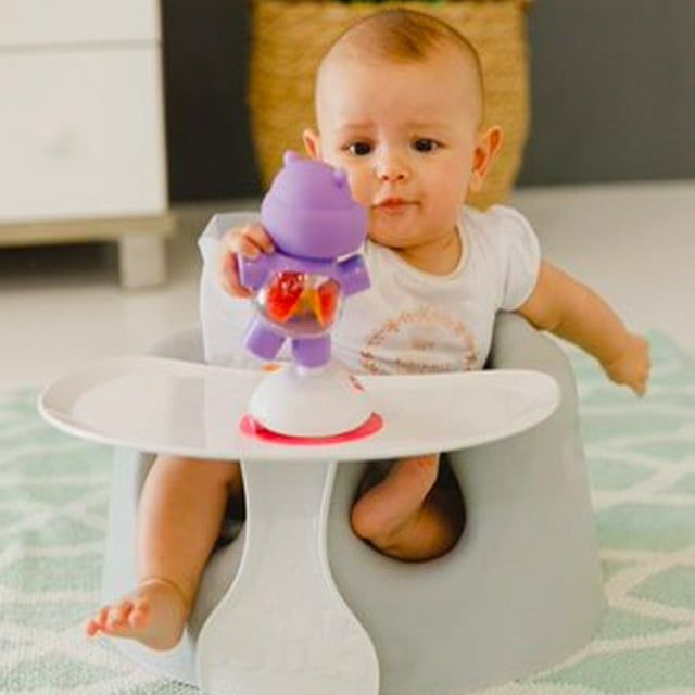 Bumbo Baby Infant Soft Foam Floor Seat with Adjustable Harness, Cool Gray EasyOptionXY LLC