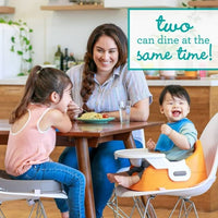 Infantino Grow-with-Me 4-in-1 Lightweight Feeding Booster Seat, Unisex 4-48 Months, Orange Fox EasyOptionXY LLC