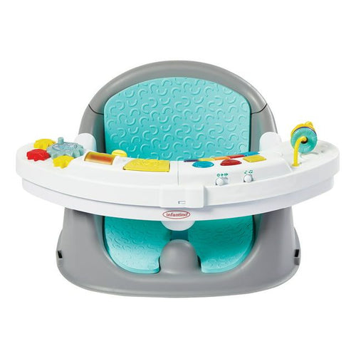 Infantino Music & Lights 3-in-1 Discovery Seat and Booster, 4-48 Months Unisex, Teal EasyOptionXY LLC
