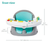Infantino Music & Lights 3-in-1 Discovery Seat and Booster, 4-48 Months Unisex, Teal EasyOptionXY LLC