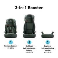 Graco Wayz 3-in-1 Harness Booster Car Seat, Saville EasyOptionXY LLC
