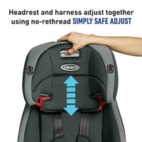 Graco Wayz 3-in-1 Harness Booster Car Seat, Saville EasyOptionXY LLC