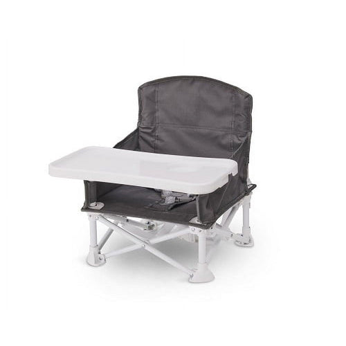 Regalo Portable My Chair Booster Seat, Attachable Tray, Gray EasyOptionXY LLC