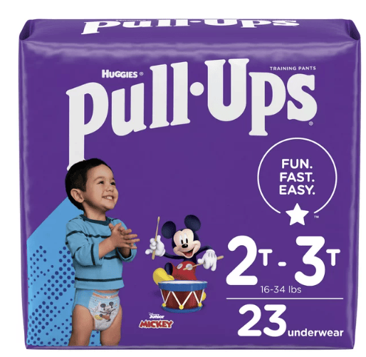 Pull-Ups Boys' Potty Training Underwear Size 4; 2T-3T; 23 Ct EasyOptionXY LLC