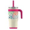 Reduce Vacuum Insulated Stainless Steel Coldee Mug with Lid and Spill-Proof Straw, Cheetah Pink, 18 oz EasyOptionXY LLC