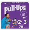 Pull-Ups Boys' Potty Training Underwear Size 4; 2T-3T; 78 Ct EasyOptionXY LLC