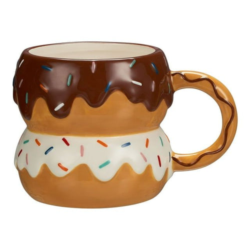 Mainstays Sprinkled Donut Sculpted Mug, 17.92 oz EasyOptionXY LLC