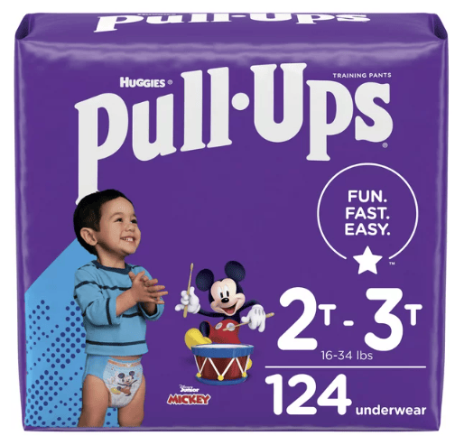 Pull-Ups Boys' Potty Training Underwear Size 4; 2T-3T; 124 Ct EasyOptionXY LLC
