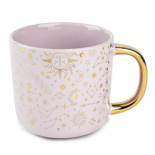 Thyme & Table Stoneware Coffee Mug, Gold Stars, 16 fl oz EasyOptionXY LLC