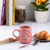 Thyme & Table Stoneware Mug, Pink Hearts, 16 fl oz EasyOptionXY LLC