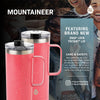 TAL Stainless Steel Mountaineer Travel Mug, Bright Pink, 20 fl oz EasyOptionXY LLC