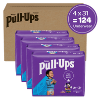 Pull-Ups Boys' Potty Training Underwear Size 4; 2T-3T; 124 Ct EasyOptionXY LLC