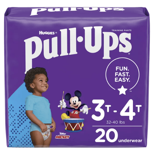 Pull-Ups Boys' Potty Training Pants Size 5; 3T-4T; 20 Ct EasyOptionXY LLC