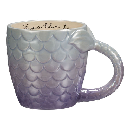 Mainstays Ocean Mermaid Sculpted Mug, 16.91 oz EasyOptionXY LLC