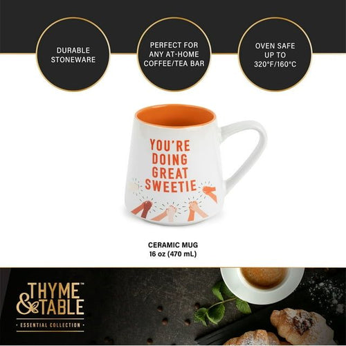 Thyme & Table Sweetie Ceramic Coffee Mug, 20 fl oz EasyOptionXY LLC