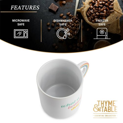 Thyme & Table Beautiful Day Ceramic Coffe Mug, 20 fl oz EasyOptionXY LLC