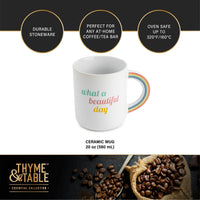 Thyme & Table Beautiful Day Ceramic Coffe Mug, 20 fl oz EasyOptionXY LLC