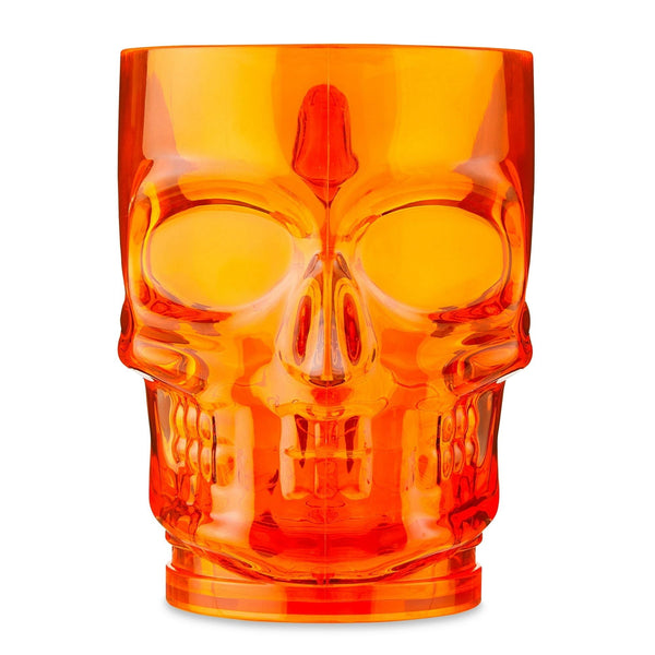 Halloween 19 oz Skull Beer Mug, Orange, Plastic, Partyware, Way to Celebrate EasyOptionXY LLC