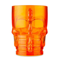 Halloween 19 oz Skull Beer Mug, Orange, Plastic, Partyware, Way to Celebrate EasyOptionXY LLC