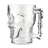 Halloween Skull Beer Mug Adult Party Favor, Clear, Plastic, 19 oz, by Way To Celebrate EasyOptionXY LLC