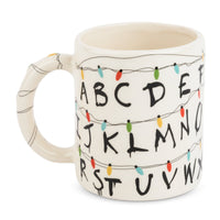 Stranger Things Lights ABC Stoneware Coffee Mug, 17oz EasyOptionXY LLC