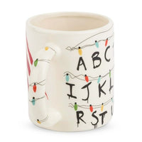 Stranger Things Lights ABC Stoneware Coffee Mug, 17oz EasyOptionXY LLC