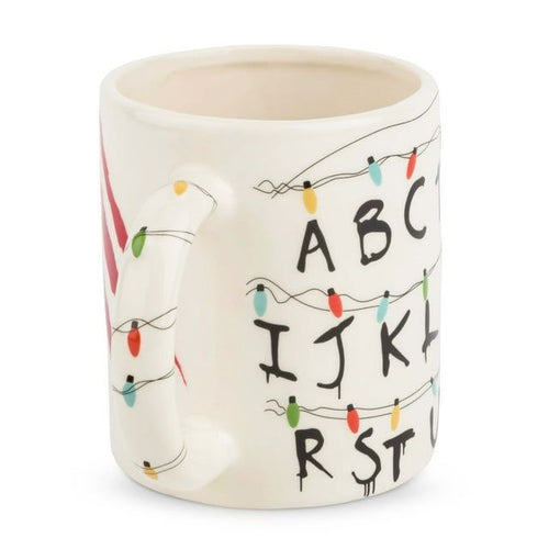 Stranger Things Lights ABC Stoneware Coffee Mug, 17oz EasyOptionXY LLC