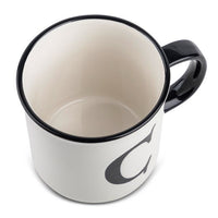 Thyme & Table Monogram C Stoneware Coffee Mug 16oz, White EasyOptionXY LLC