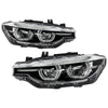 Spyder BMW F30 3 Series 4Dr LED Projector Headlights Chrome PRO-JH-BF3012H-4D-LED-C OffRoadUSA.com