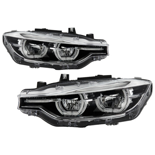 Spyder BMW F30 3 Series 4Dr LED Projector Headlights Chrome PRO-JH-BF3012H-4D-LED-C OffRoadUSA.com