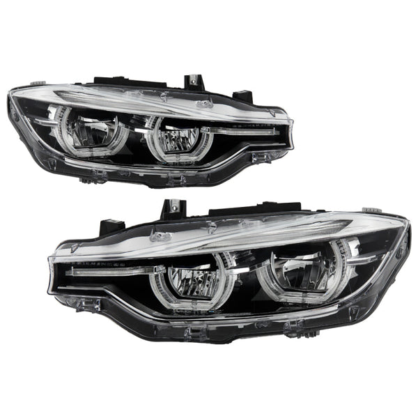 Spyder BMW F30 3 Series 4Dr LED Projector Headlights Chrome PRO-JH-BF3012H-4D-LED-C OffRoadUSA.com