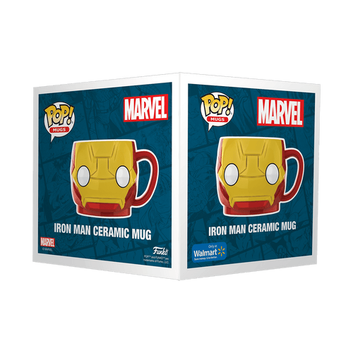 Funko Pop! Mug: Marvel - Iron Man Ceramic Mug 16oz (Walmart Exclusive) EasyOptionXY LLC