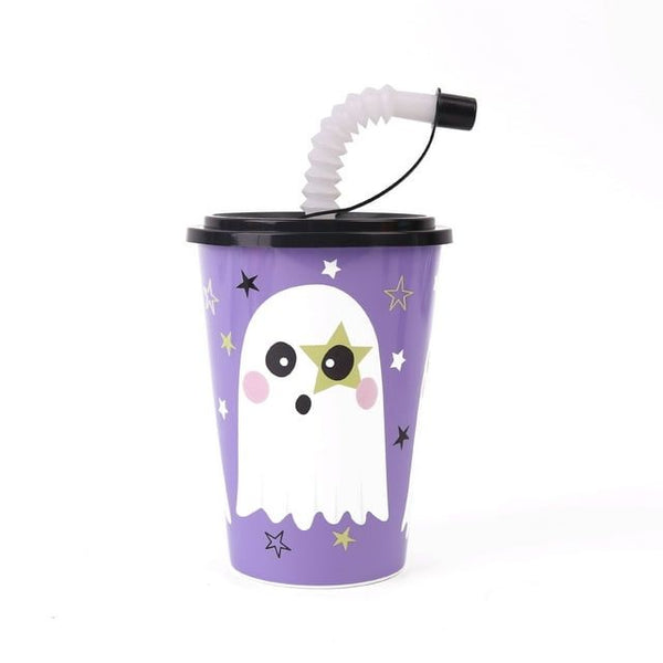 Halloween Plastic Mini Tumbler Party Favor with Ghost Design, 13 oz, by Way To Celebrate EasyOptionXY LLC
